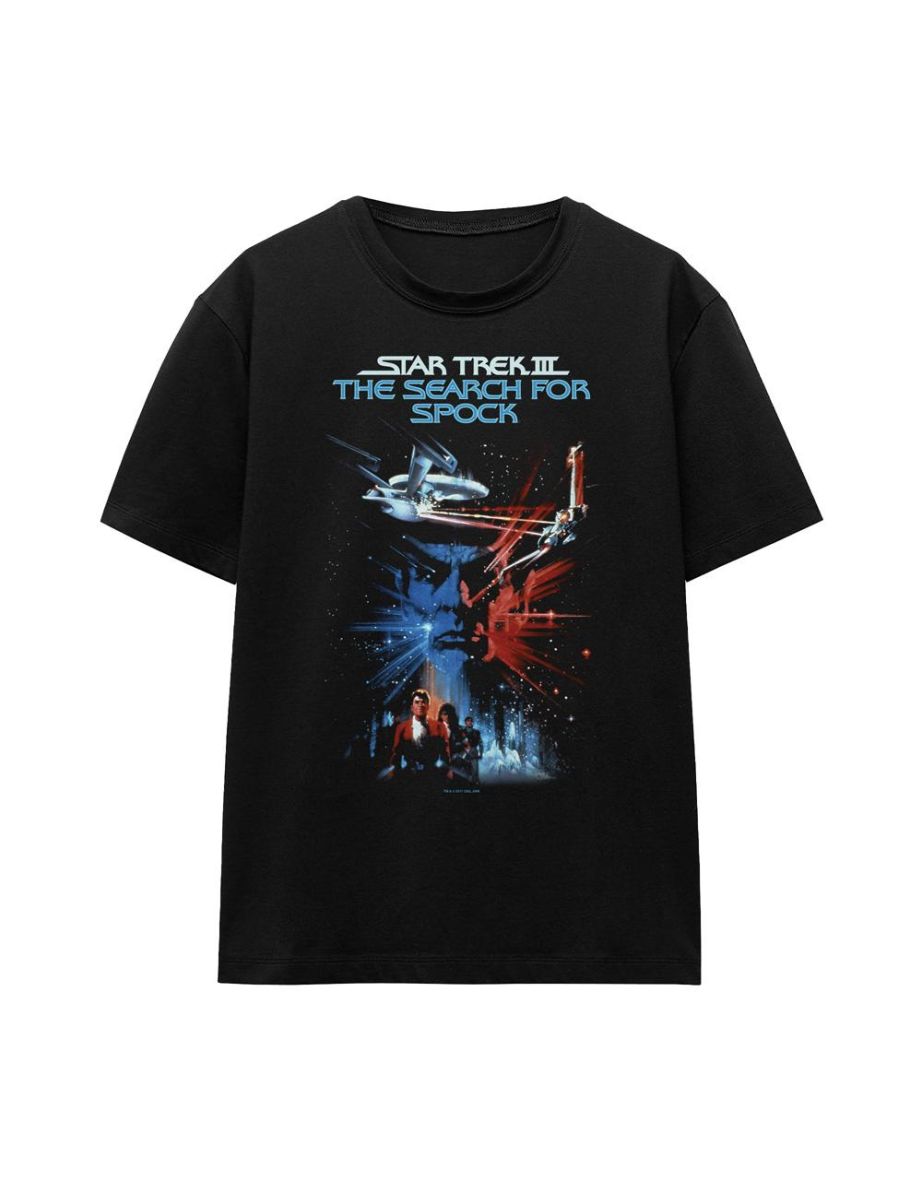 Star Trek Unisex Adult Search for Spock T-Shirt - Black