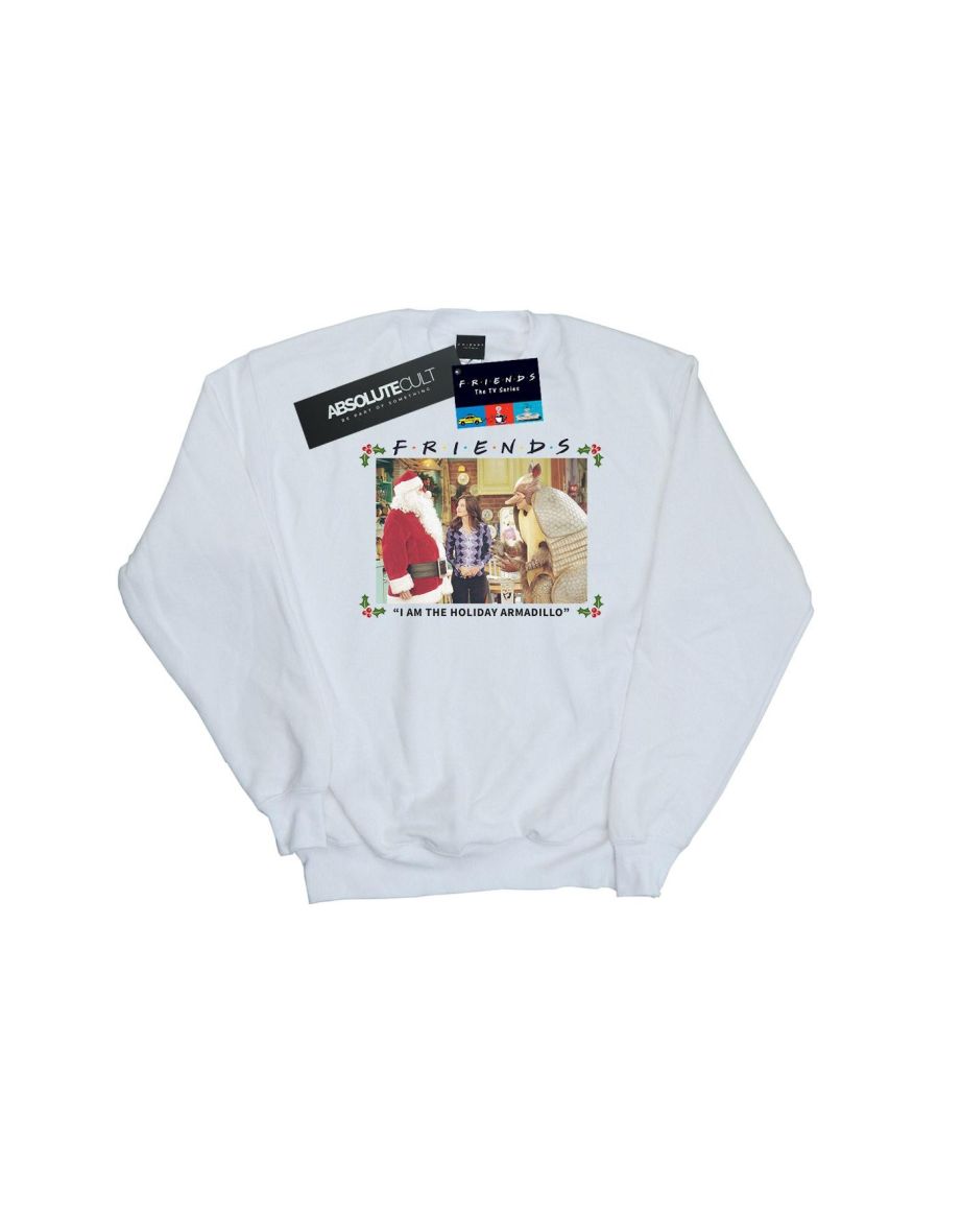 Friends Boys I Am The Holiday Armadillo Sweatshirt - White