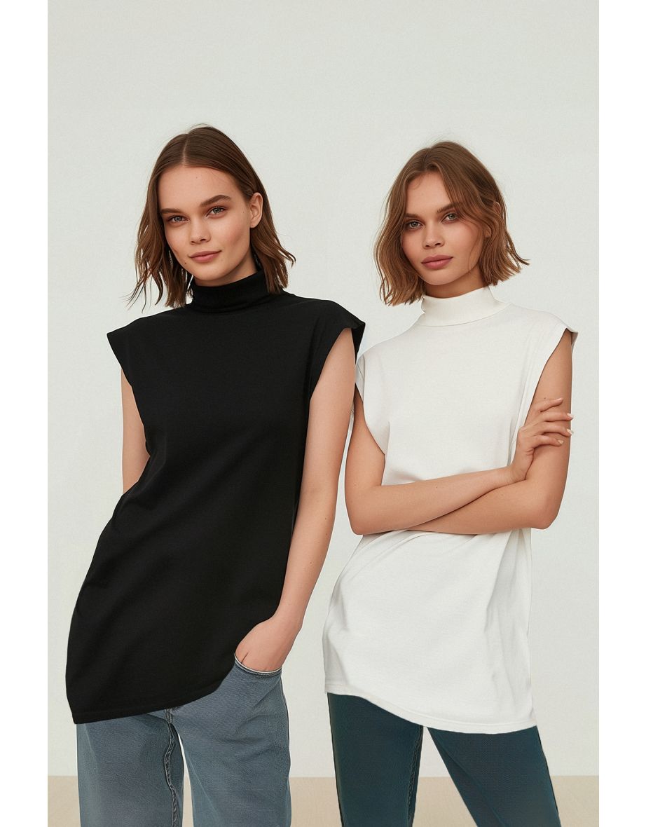 Tunic - Black - Fitted - 10