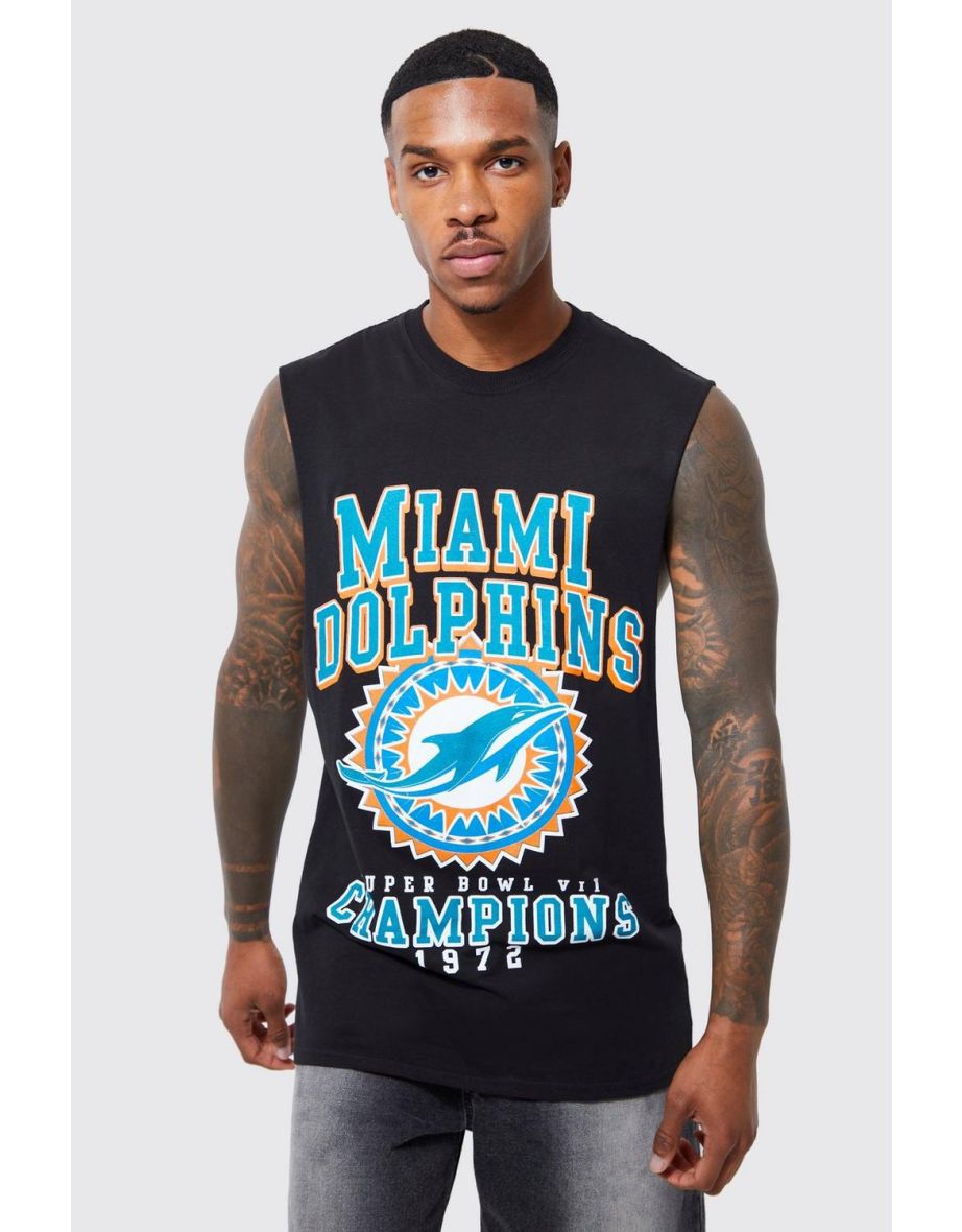 Miami Dolphins Gym Suns Out Fins Out Shirt