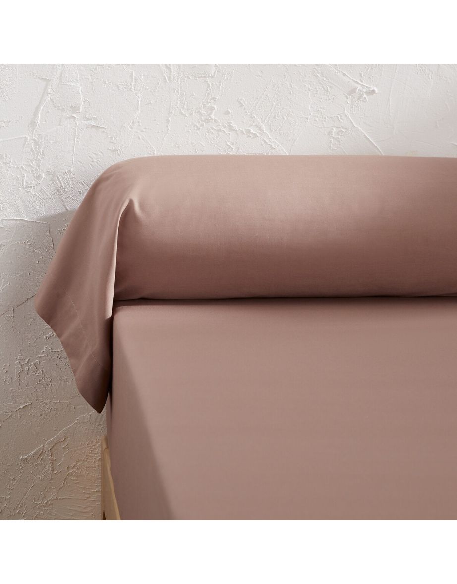 Scenario Plain Polycotton Bolster Pillowcase