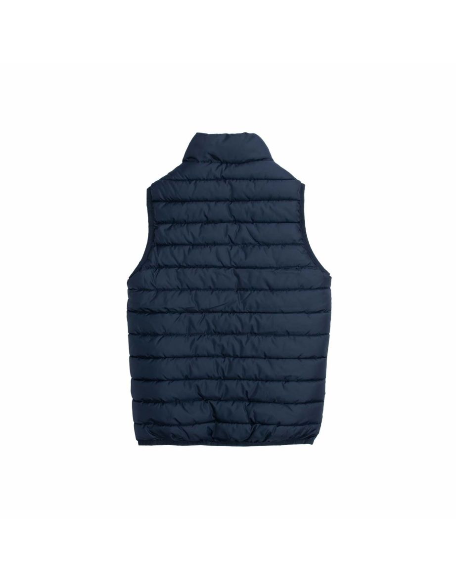Boy's Jack and Jones Junior Wing Body Warmer Gilet in Blue - 1