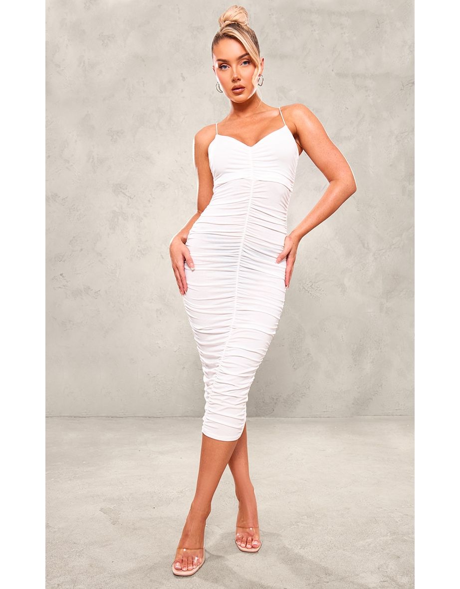 Extreme ruched dress hotsell