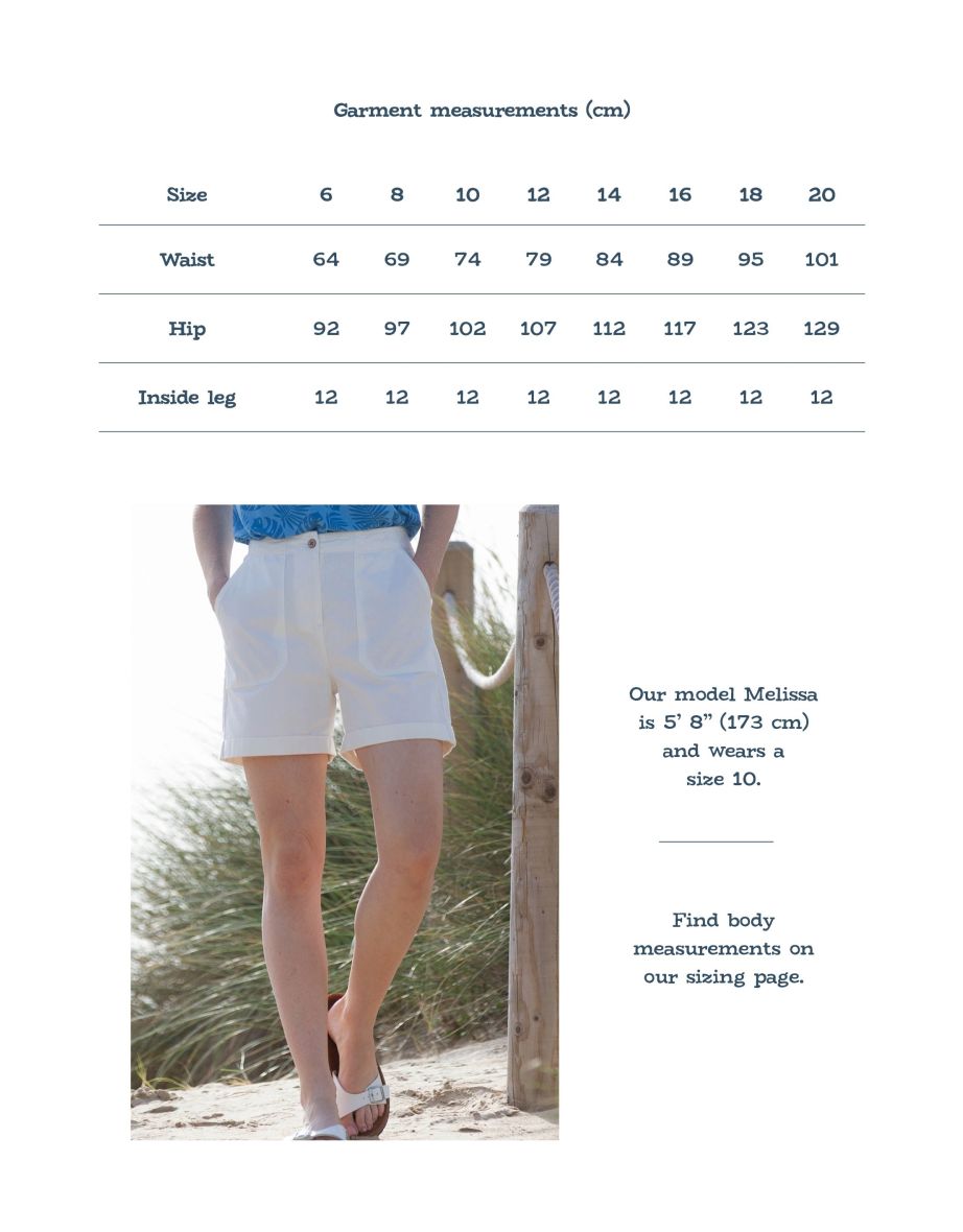 Bradpole twill chino shorts ecru - 5