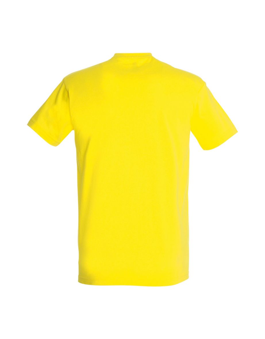 SOLS Mens Imperial Heavyweight Short Sleeve T-Shirt - Lemon - 1