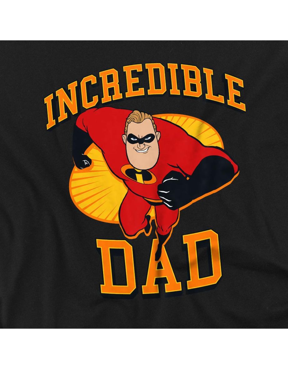 The Incredibles  Adult Incredible Dad T-Shirt - Black - 2