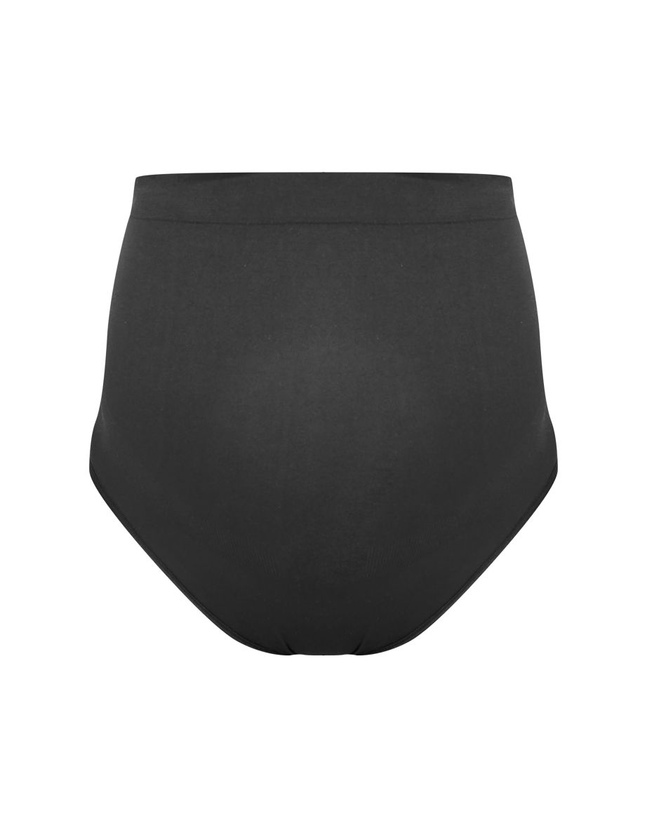 Maternity Black Seamless Elasticated Bump Knickers - 4