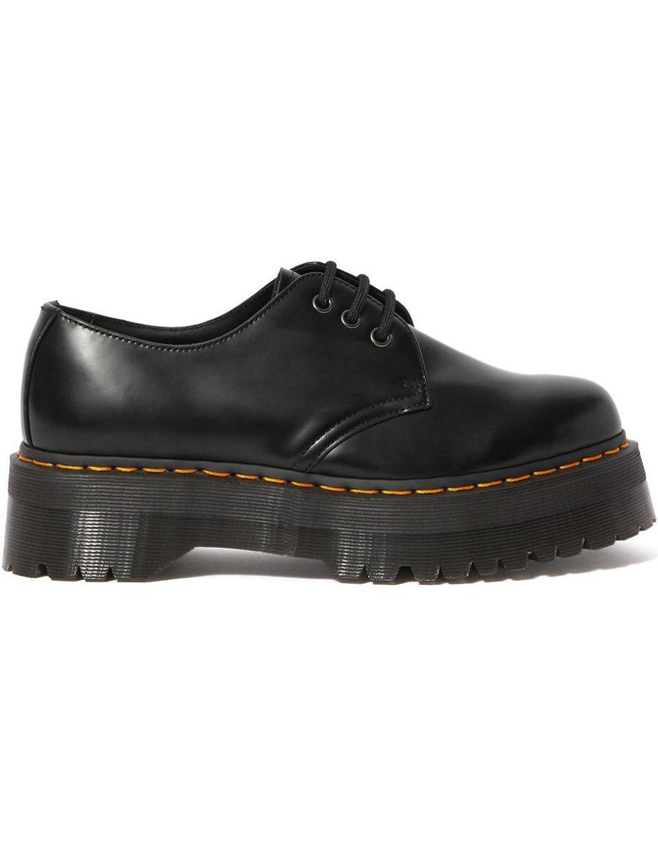 Quad Platform Brogues in Leather