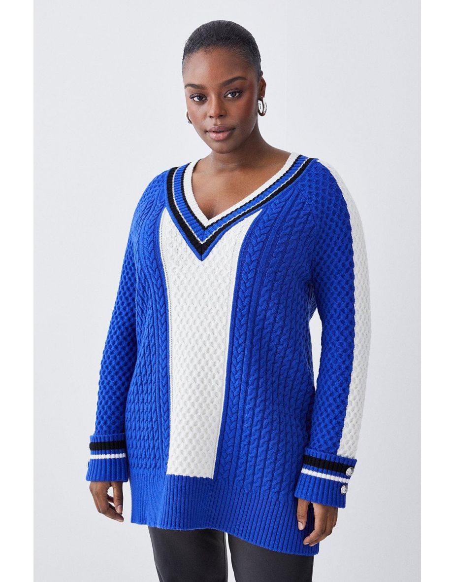 Karen millen hot sale blue jumper