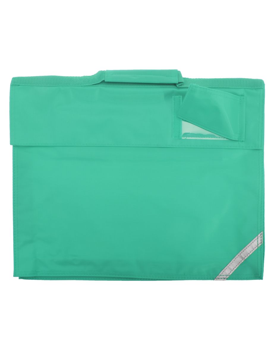 Quadra Junior Book Bag - 5 Litres (Pack of 2) - Emerald