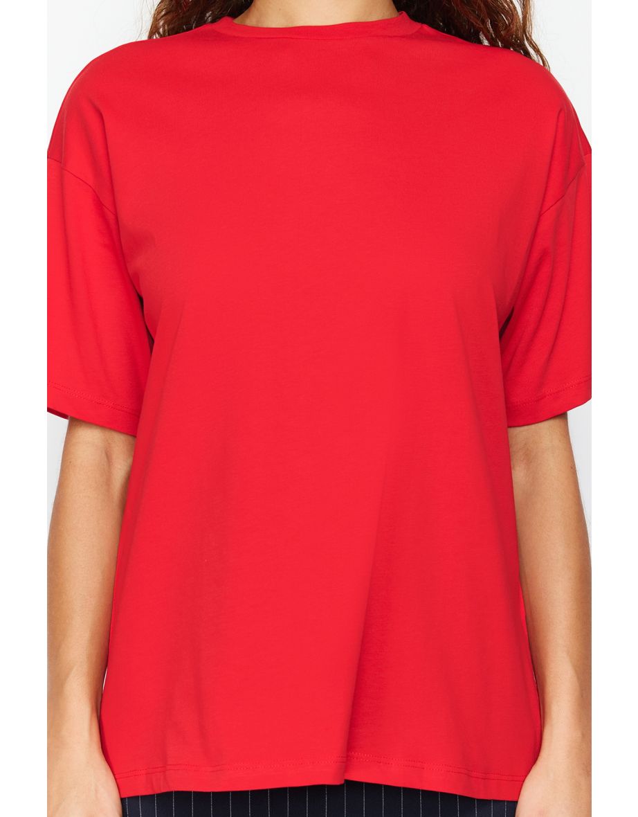 T-Shirt - Red - Boyfriend - 12