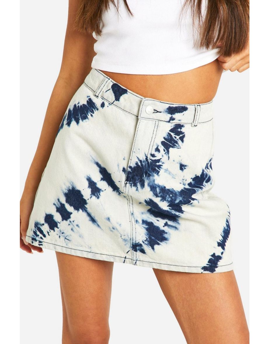 Tie Dye Mini Skirt - 3