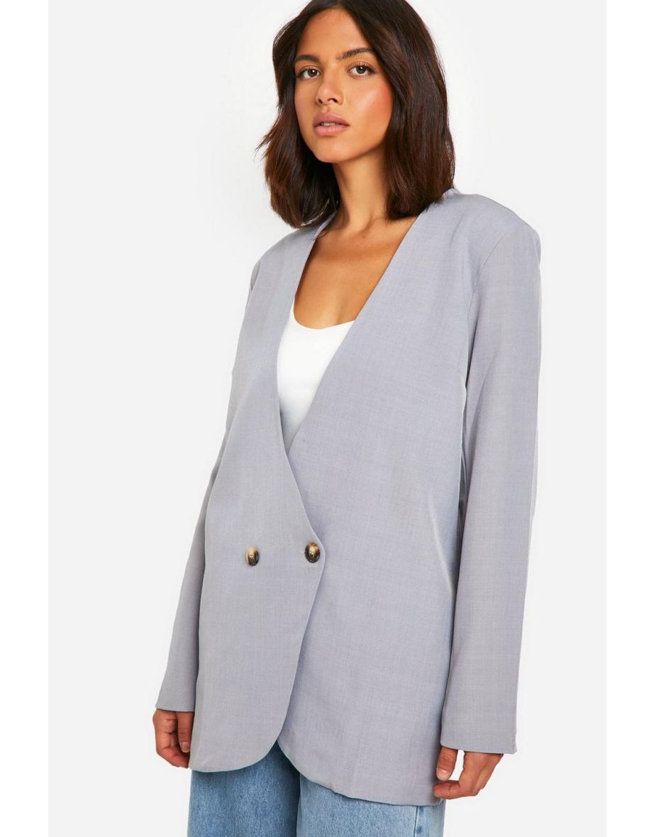 Longline blazer jacket best sale