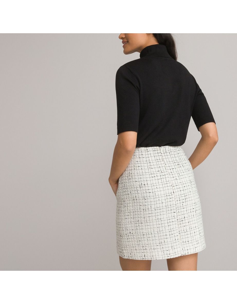 Short Sleeve Turtleneck Jumper/Sweater - 3