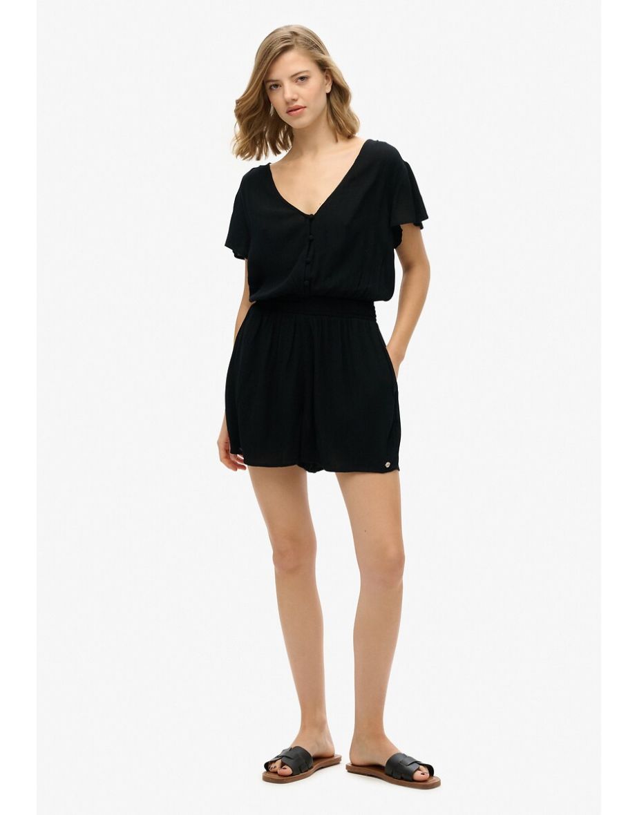 Short Sleeve Playsuit