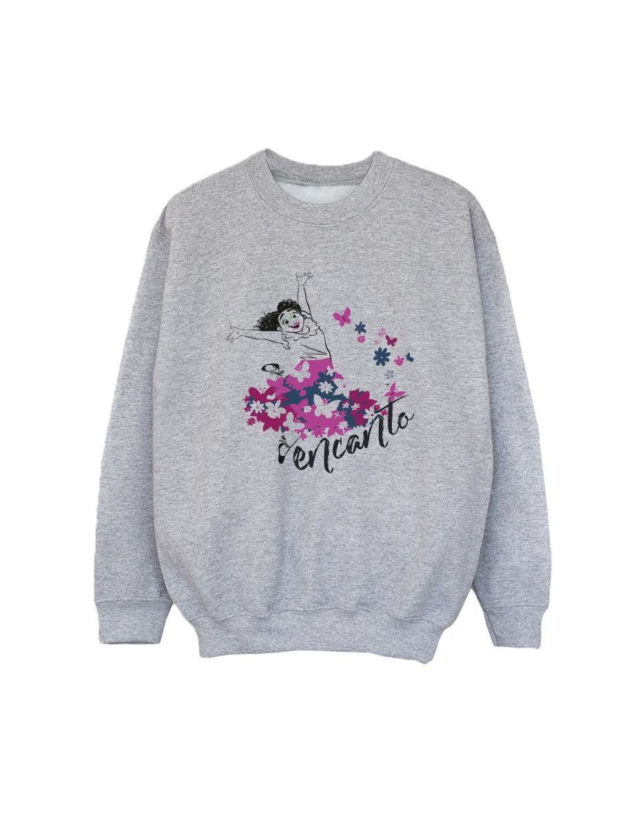 Disney Boys Encanto Mirabel Flower Sweatshirt - Sports Grey