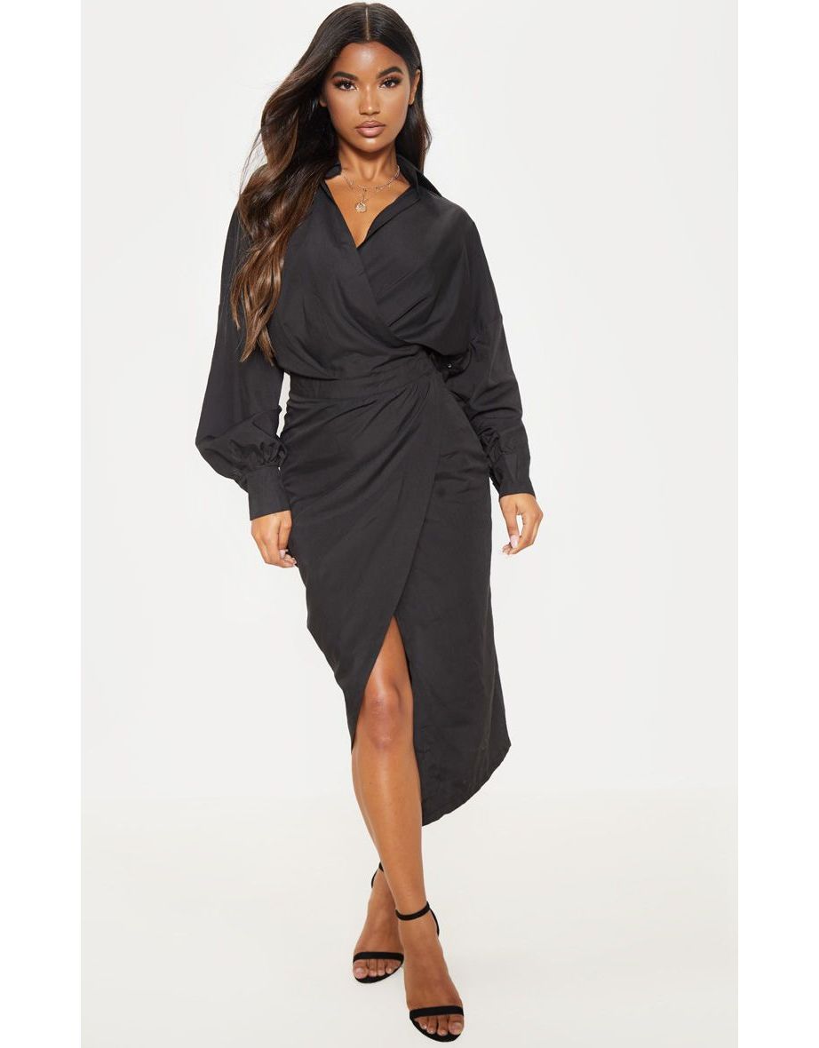 womens shirt dress midi