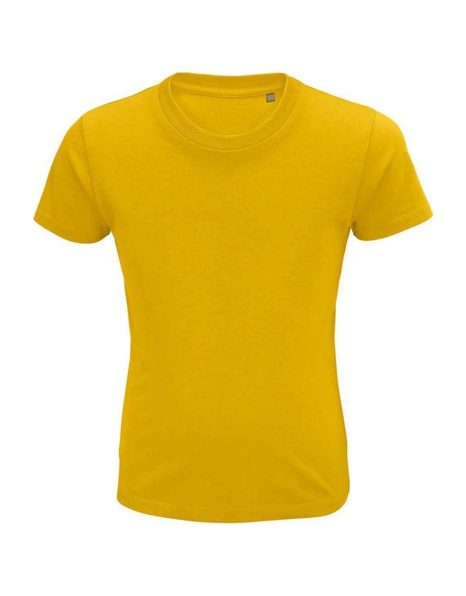 SOLS Childrens/Kids Crusader Organic T-Shirt - Gold