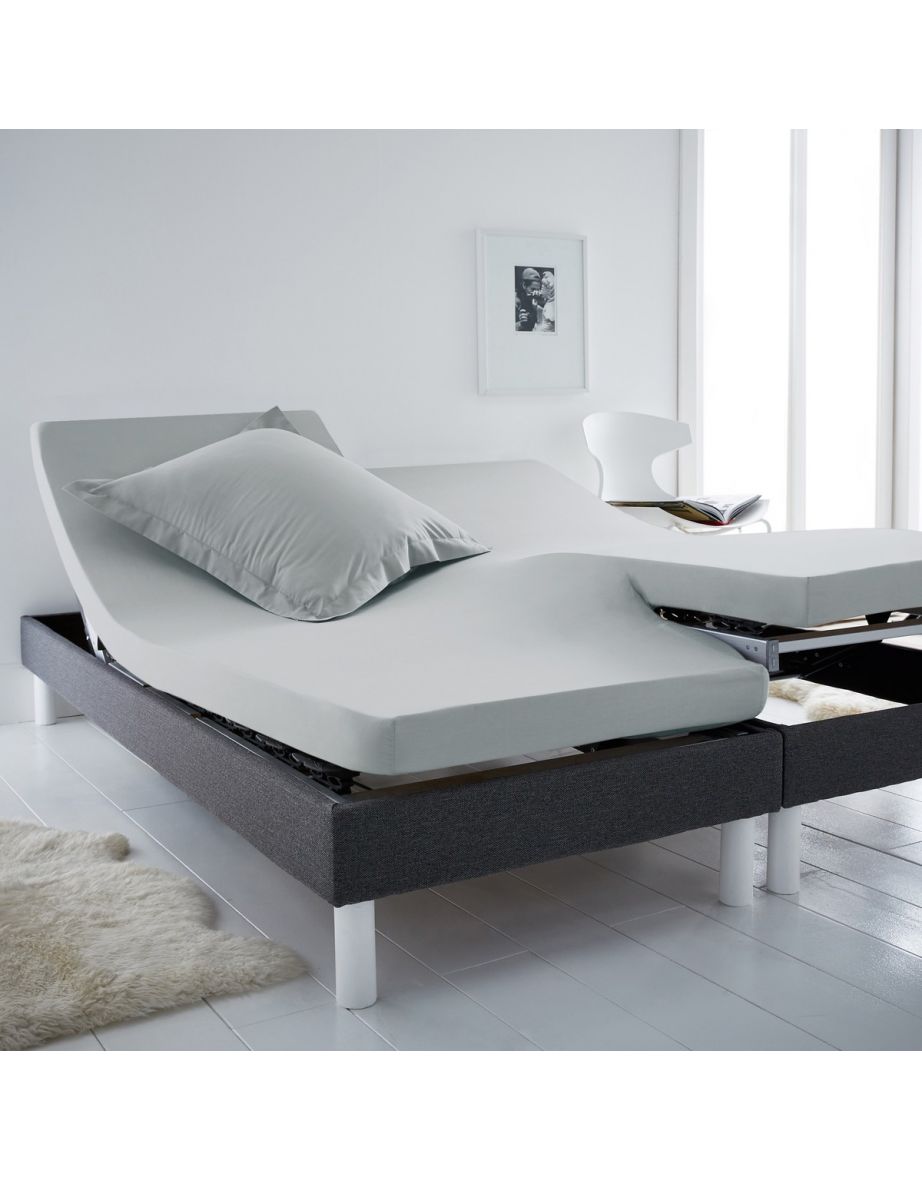 SCENARIO Stretch Cotton Jersey Fitted Sheet