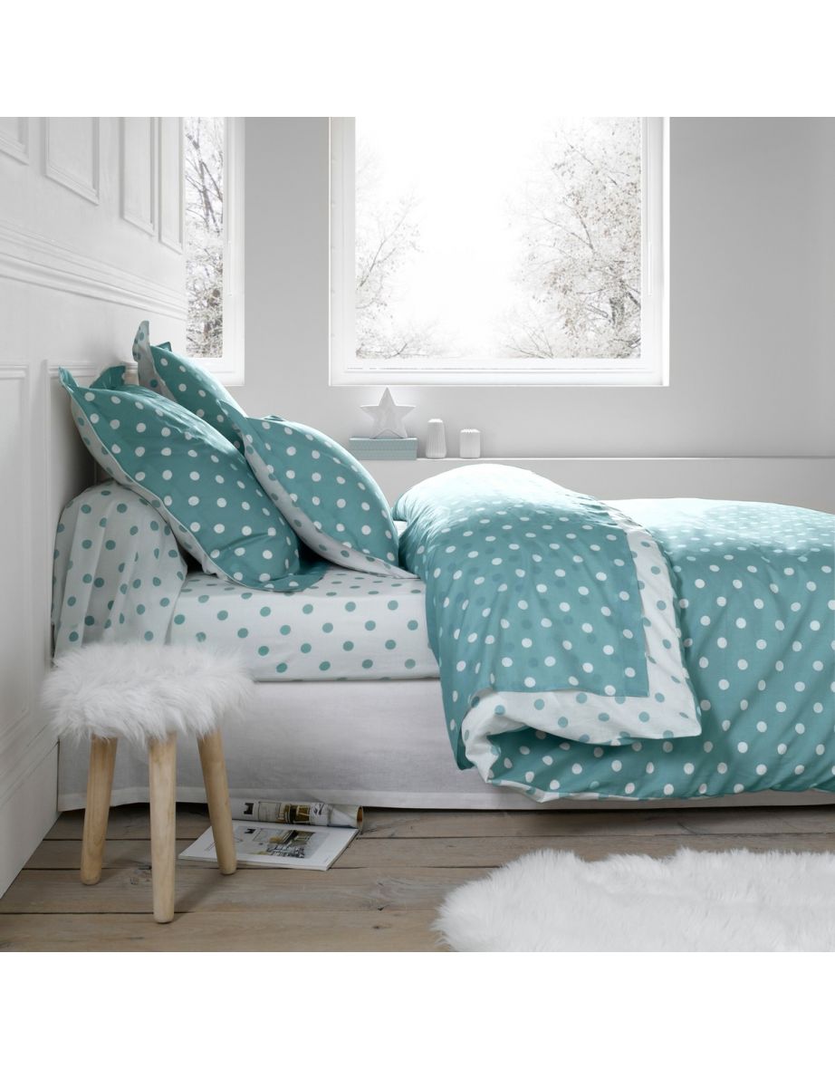 Clarisse Polka Dot Print Fitted Sheet
