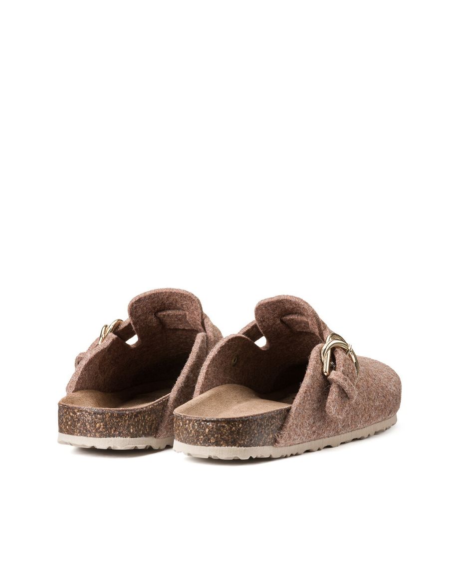 Felt Clog Mules - 3