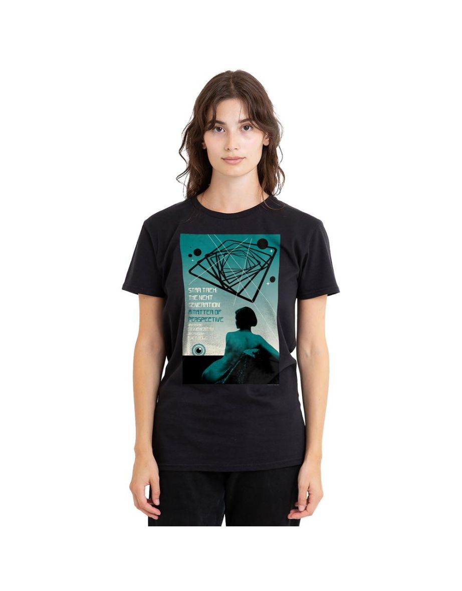 Star Trek Unisex Adult The Next Generation Season 3 Episode 14 T-Shirt - Black