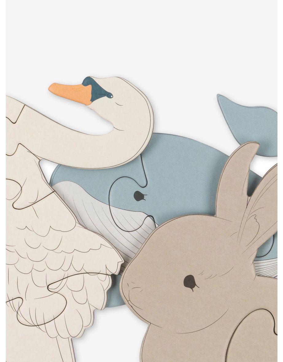 Kids Cardboard 3 Step Puzzle in Multicolour - 2