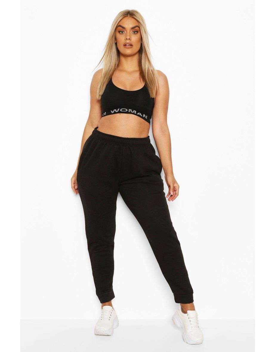 Plus Internal Drawstring Jogger - black