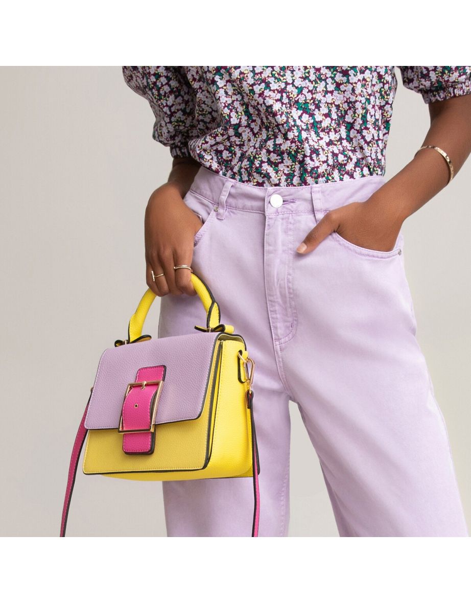 Three-Tone Mini Handbag