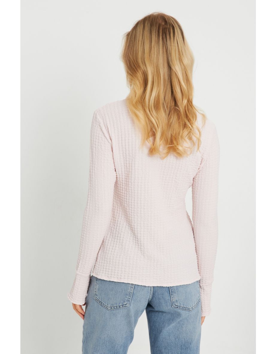 Women's Cress Shirt Light Pink - 5