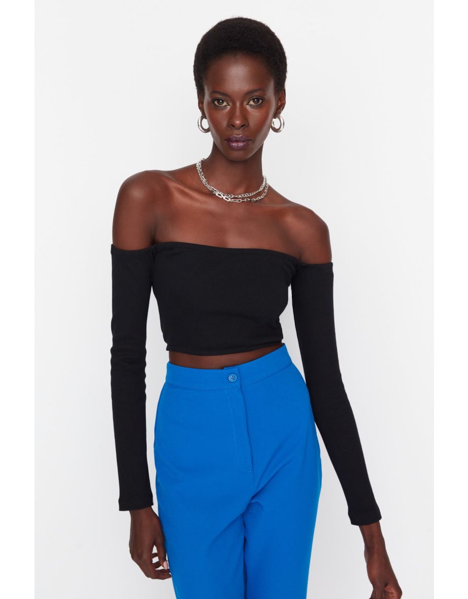 Blouse - Black - Slim fit - 7