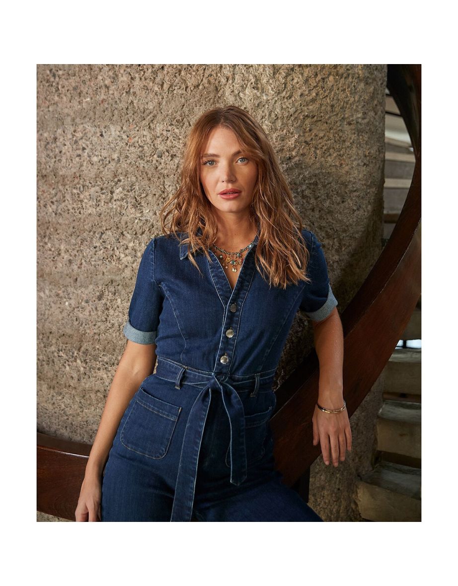 Dixie Denim Bootcut Jumpsuit - 5