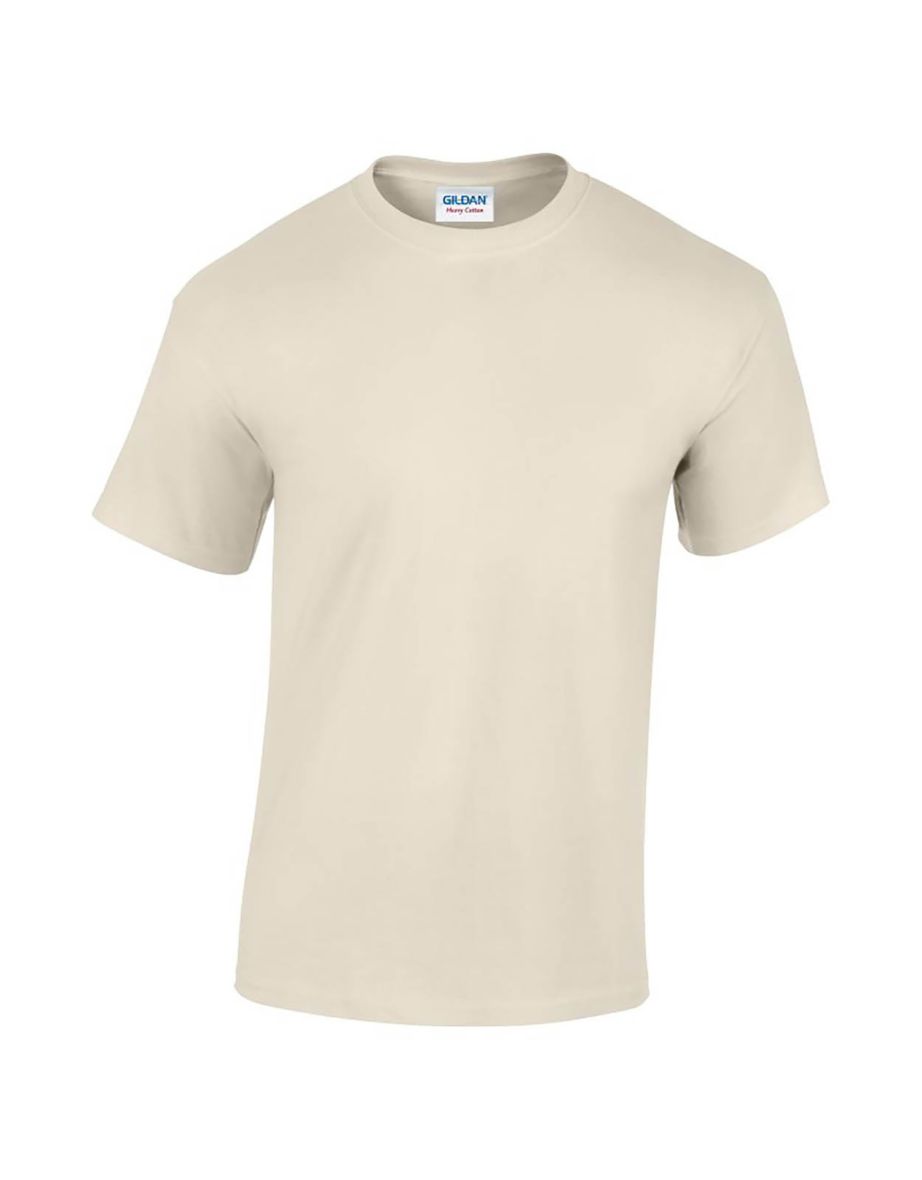 Gildan Mens Heavy Cotton T-Shirt - Sand
