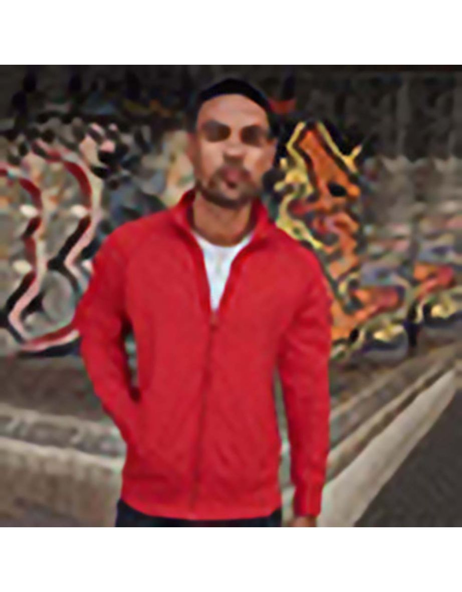 Russell Mens Authentic Full Zip Jacket - Classic Red - 1