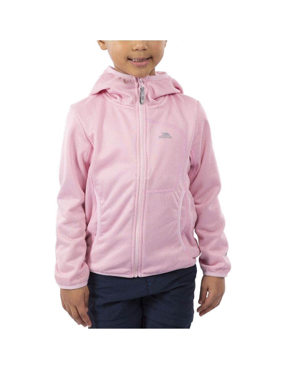 ladies pale pink fleece jacket