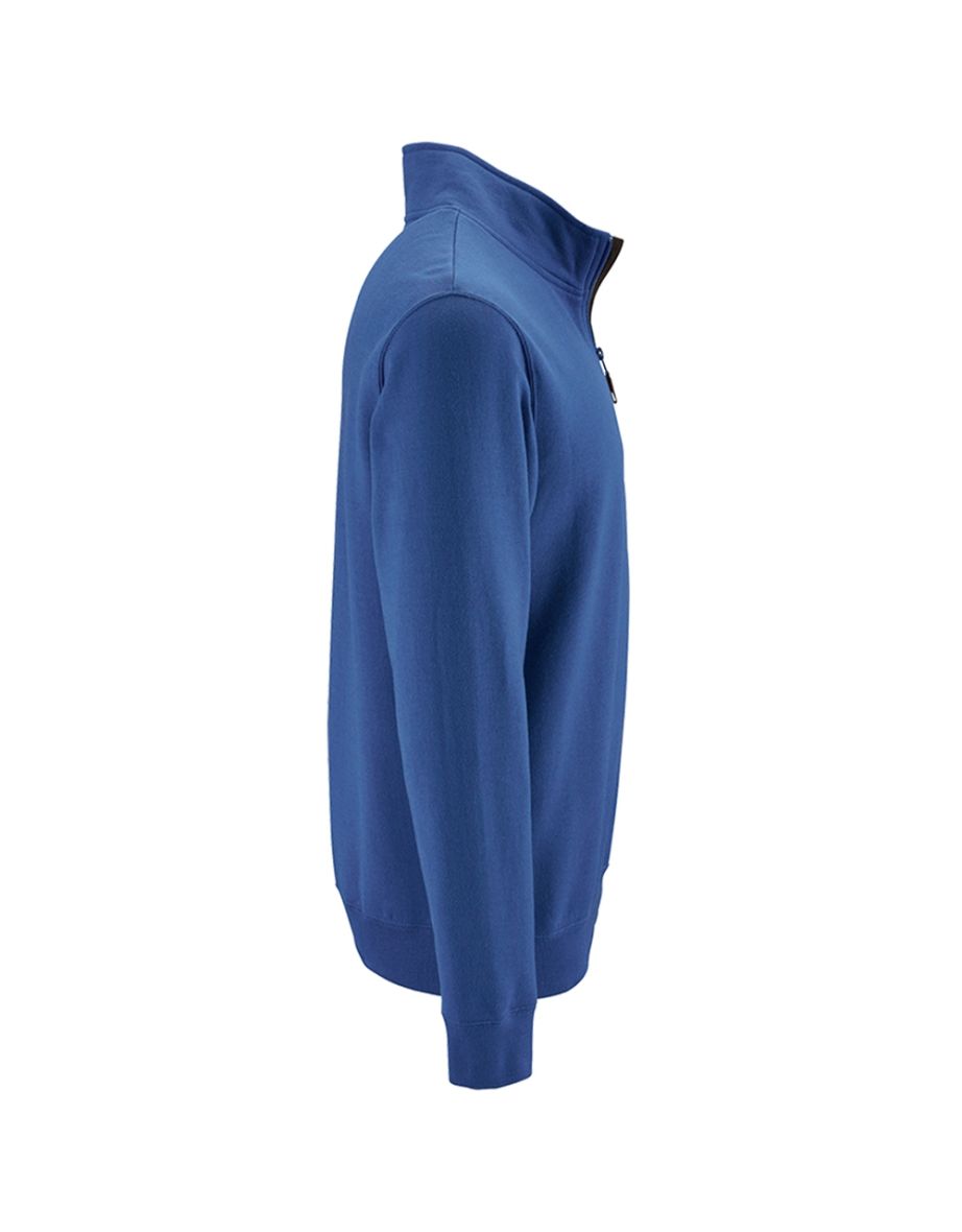 SOLS Mens Stan Contrast Zip Neck Sweatshirt - Royal Blue - 2