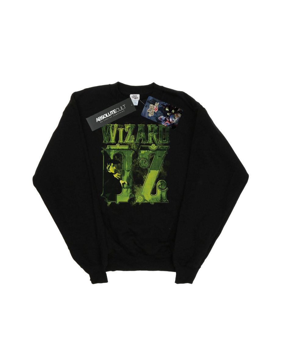 The Wizard Of Oz Girls Wicked Witch Logo Sweatshirt - Black - 3