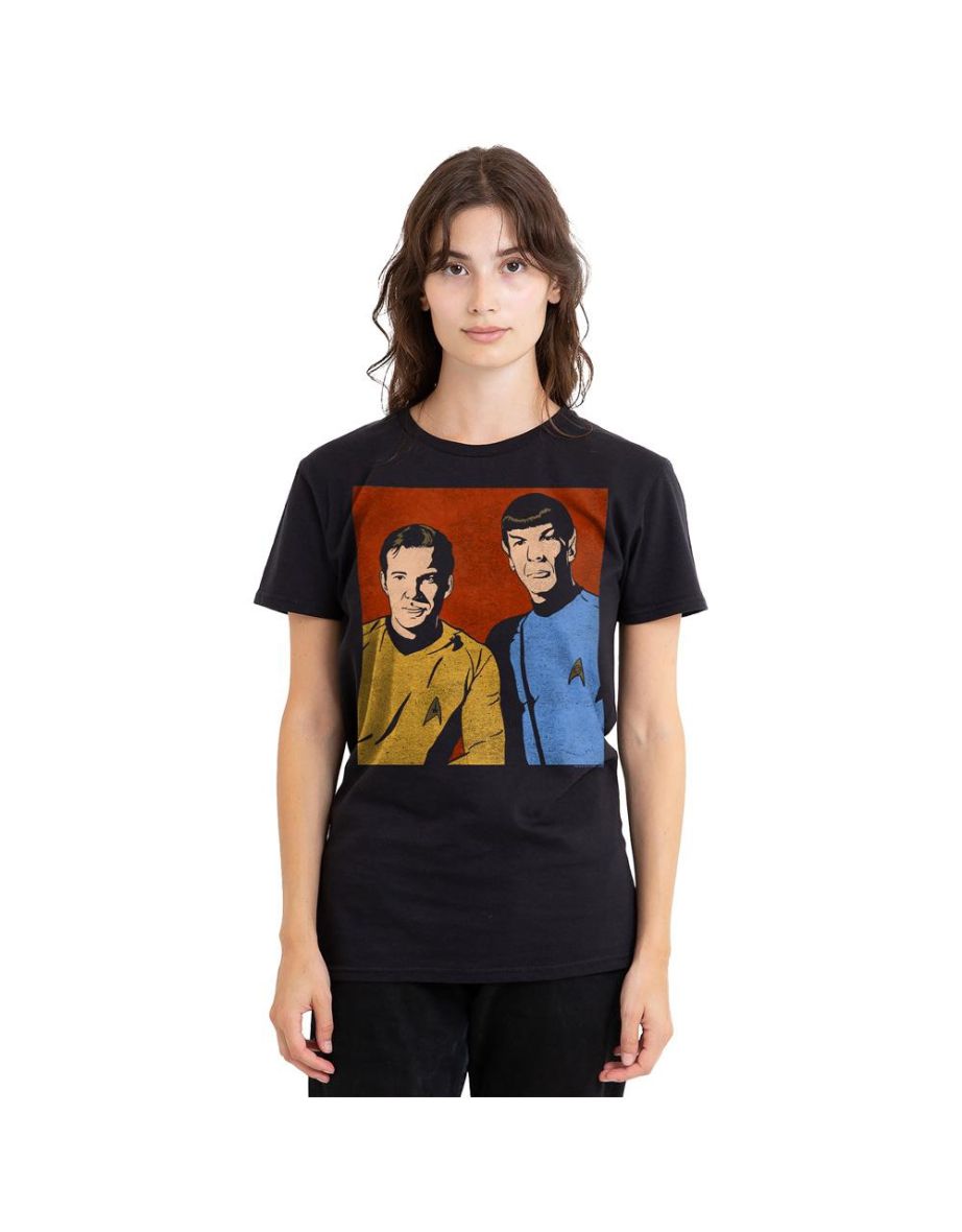 Star Trek Unisex Adult Friends T-Shirt - Black