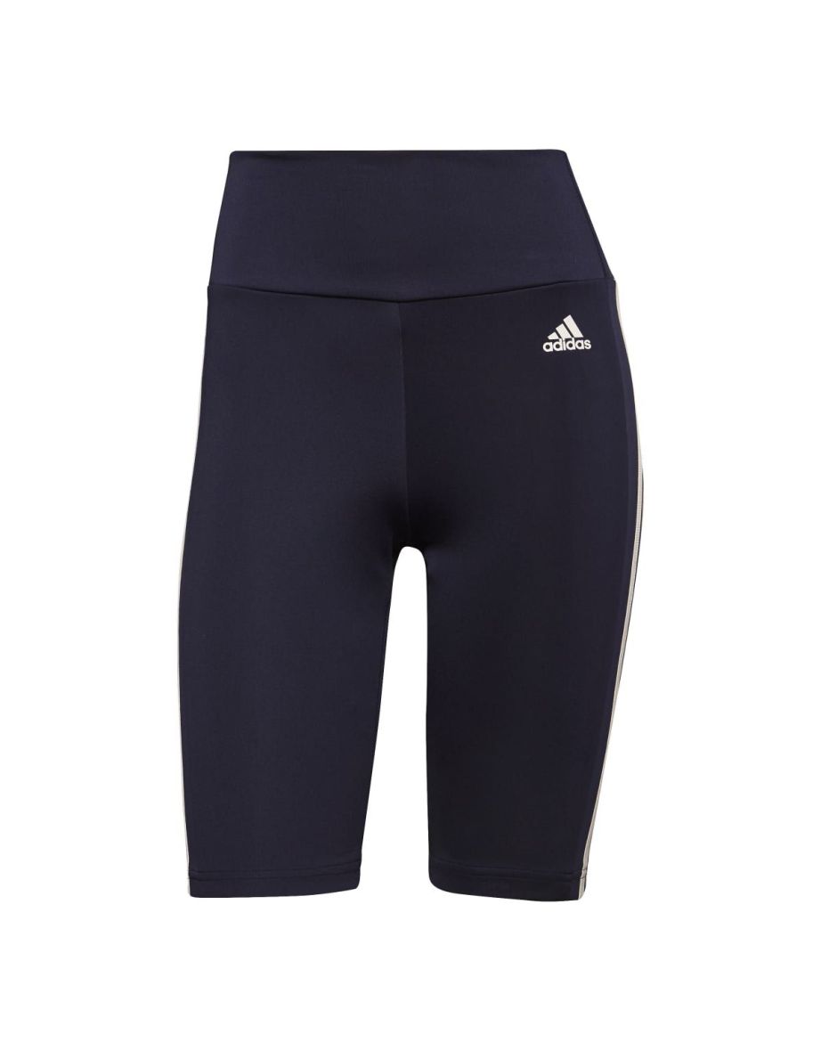 Women's adidas Designed to Move High Rise Tight Shorts in Blue - 1