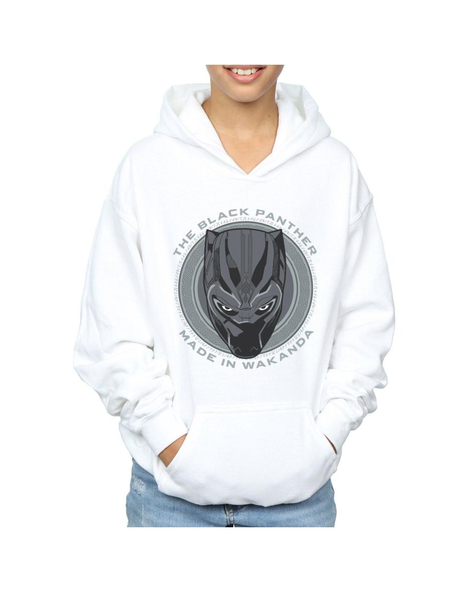 Marvel Boys Black Panther Made in Wakanda Hoodie - White - 3