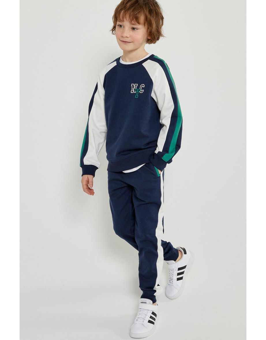Cotton Mix Sweatshirt/Joggers Outfit