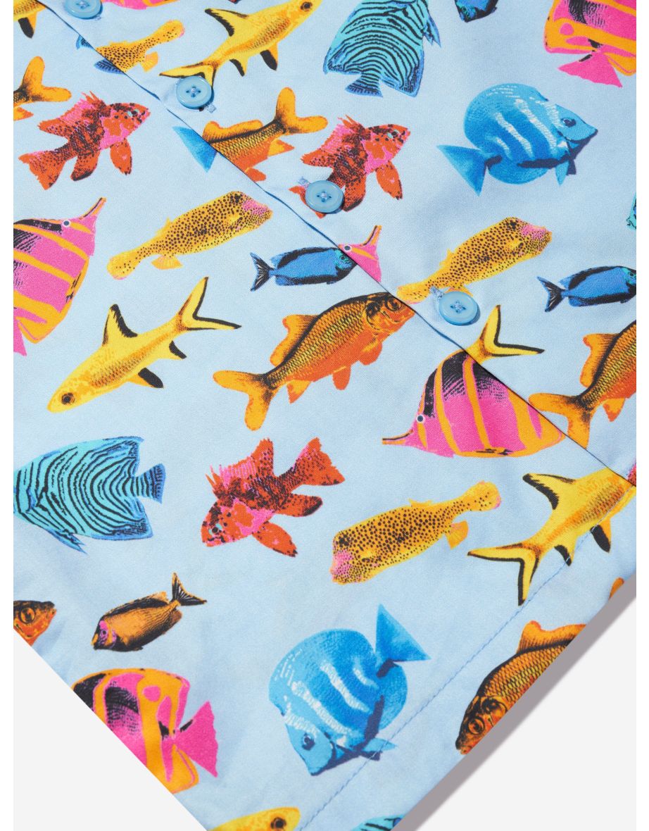 Boys Tropical Fish Shirt in Multicolour - 4