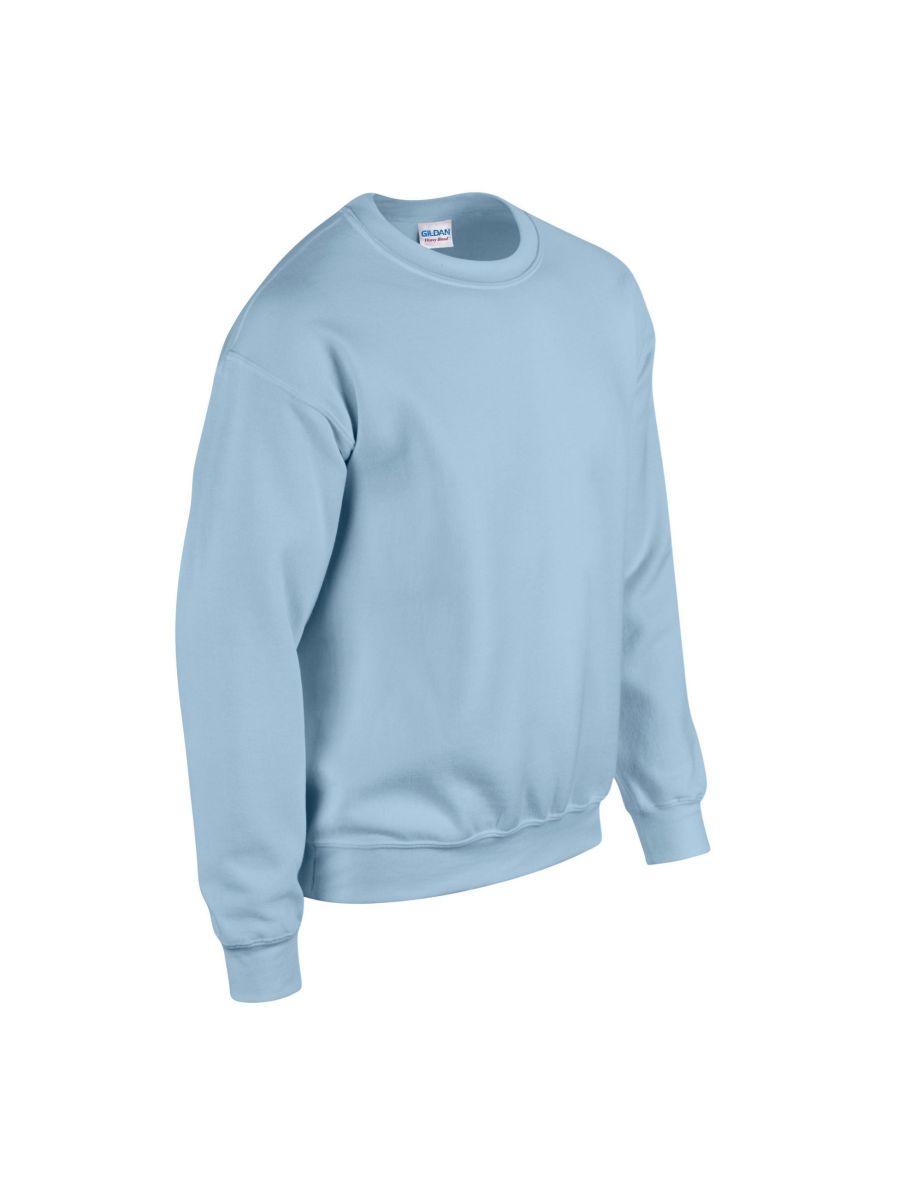 Gildan Mens Heavy Blend Sweatshirt - Light Blue - 2