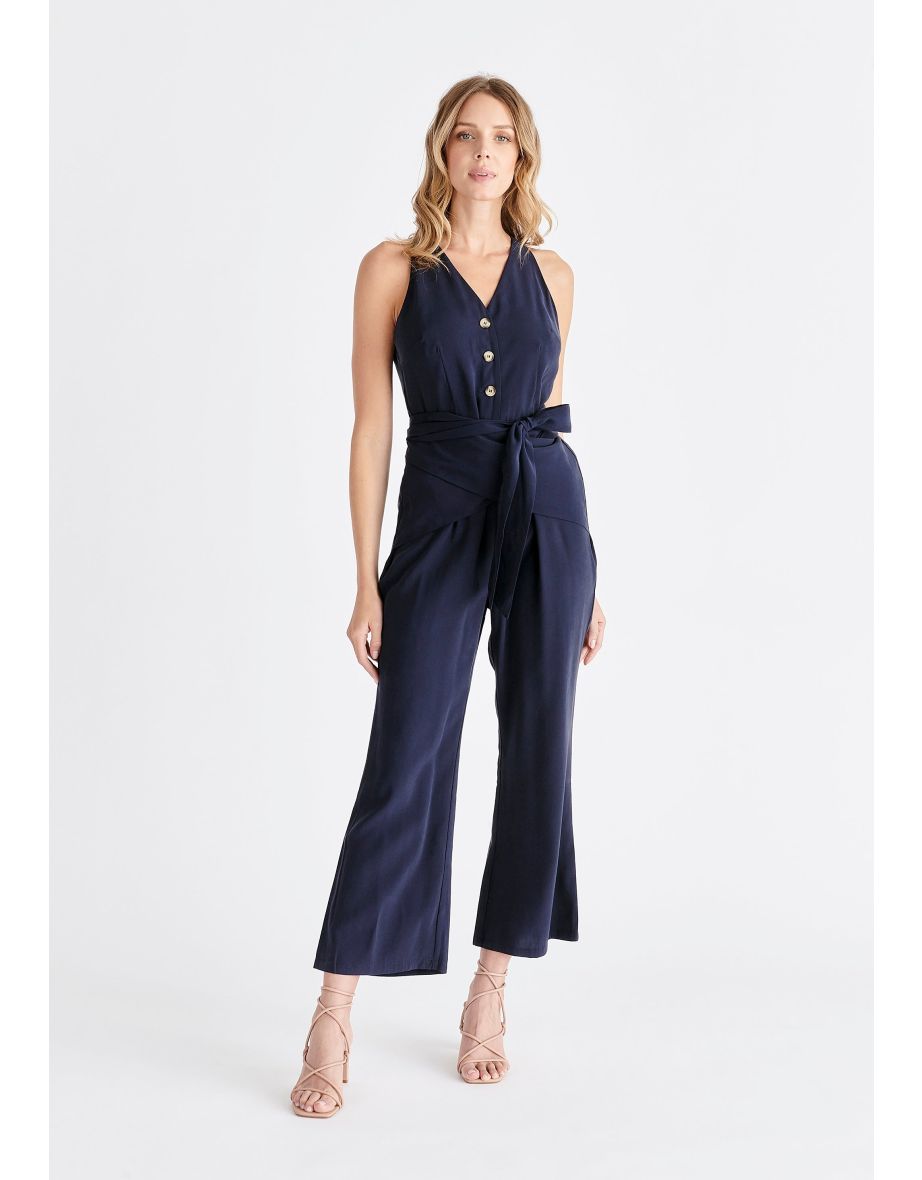 Waist Tie Jumpsuit