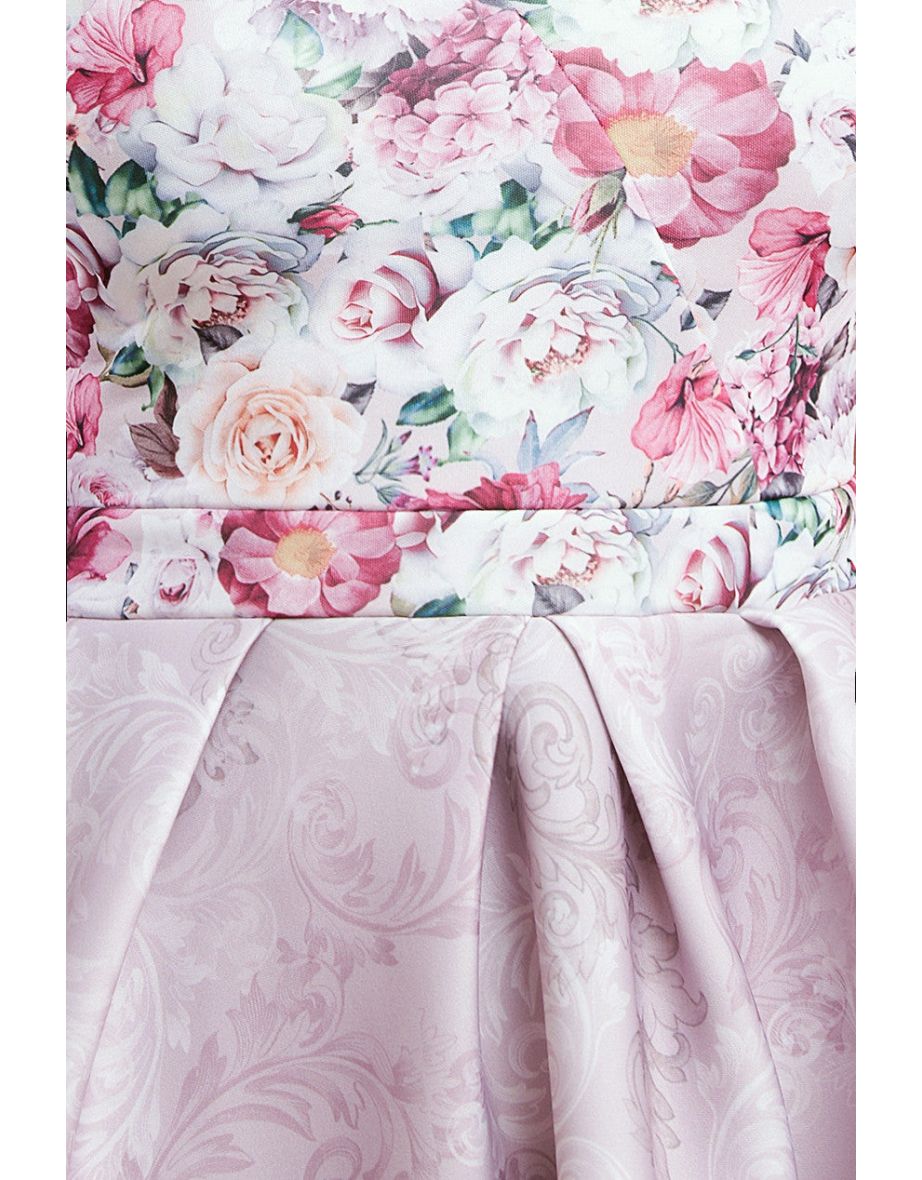 Goddiva Sweetheart Floral Midi Dress - 4