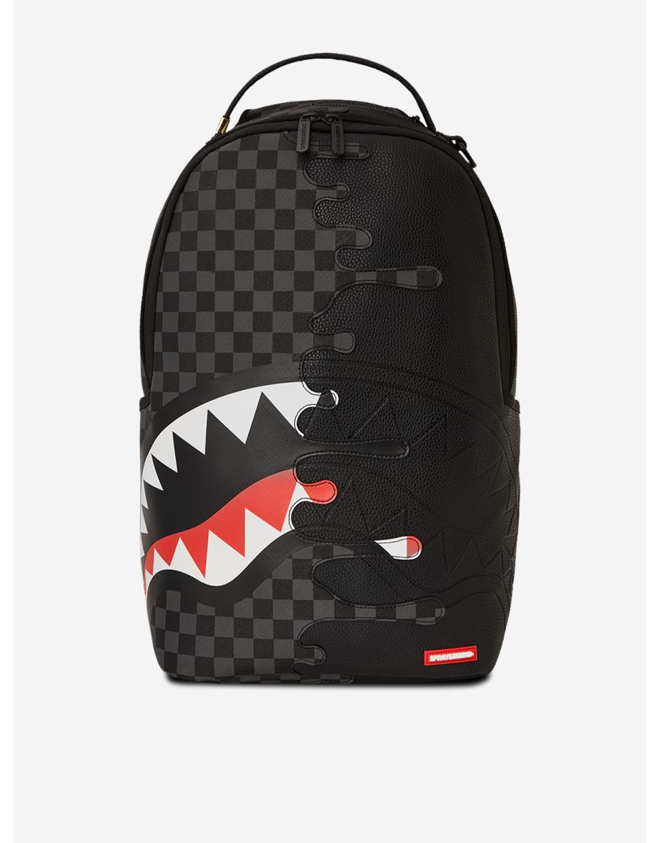 Kids Unfinished Shark Backpack in Black (46cm)
