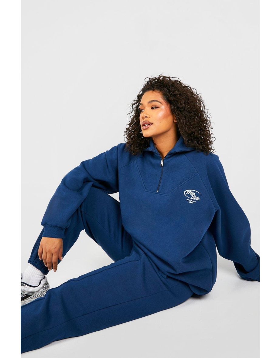 Plus Dsgn Studio Half Zip Cuff Tracksuit
