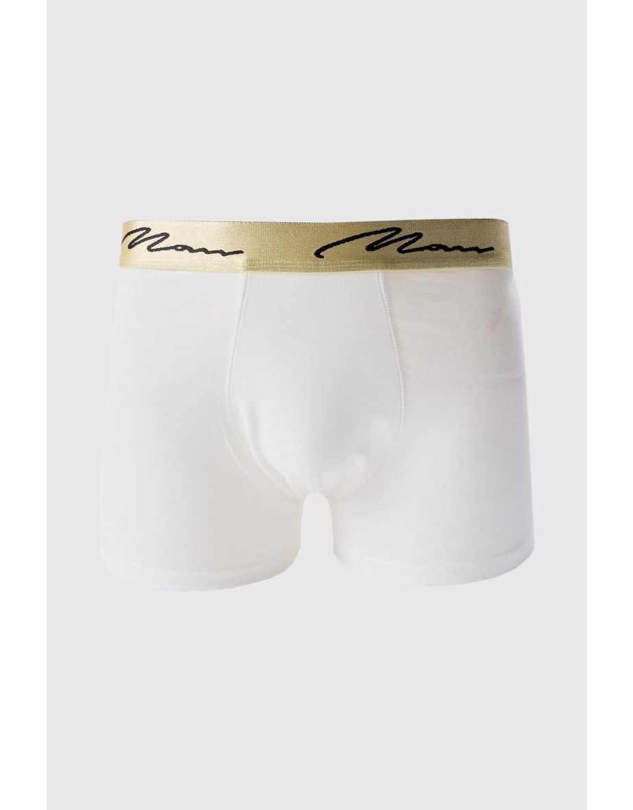 5 Pack Man Signature Gold Waistband Boxers In Multi - multi - 1