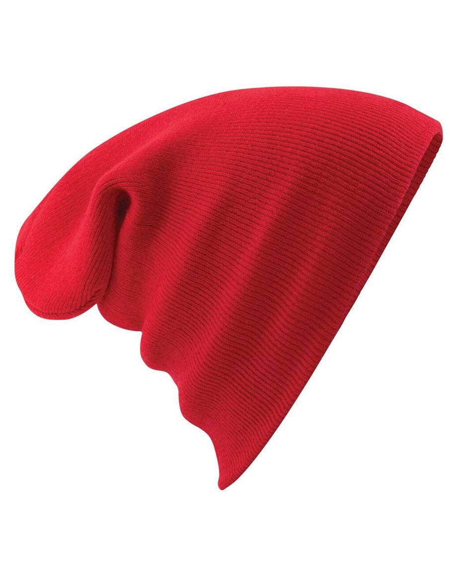 Beechfield Soft Feel Knitted Winter Hat - Classic Red - 1