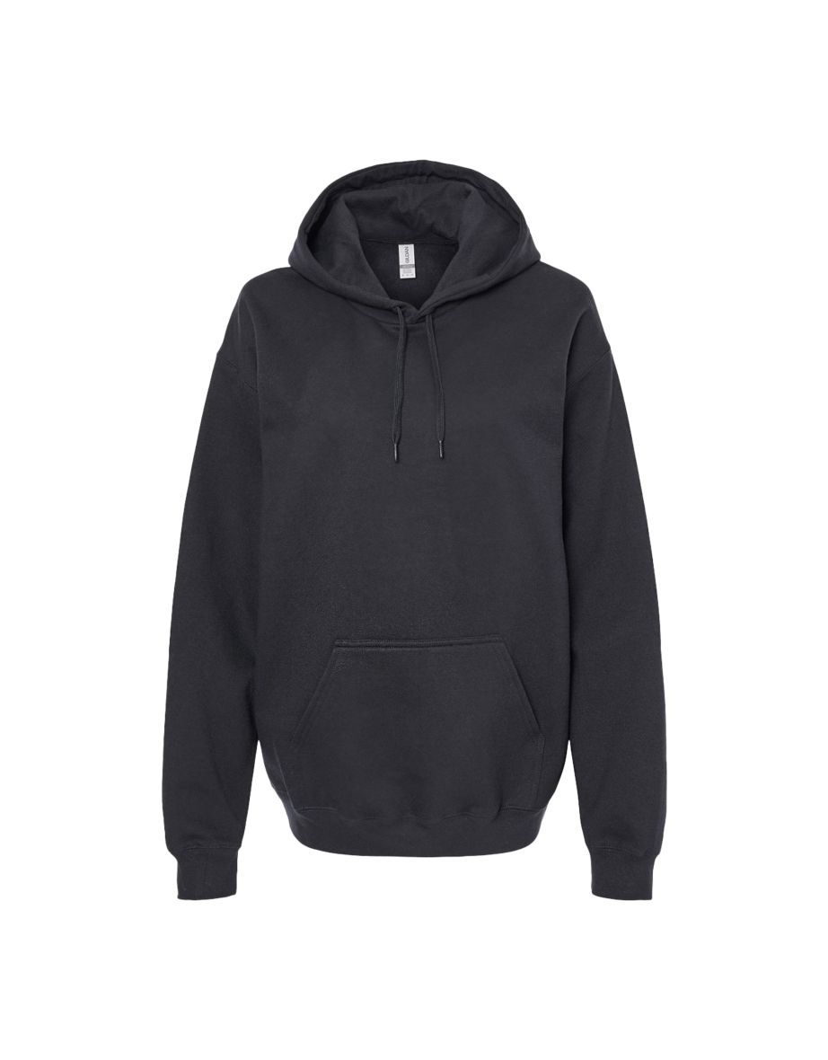 Gildan Unisex Adult Softstyle Fleece Midweight Hoodie - Black